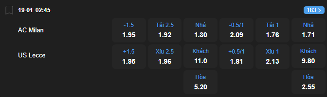 Tỷ lệ kèo AC Milan vs Lecce nhan-dinh-soi-keo-ac-milan-vs-lecce-luc-02h45-ngay-19-1-2026-2
